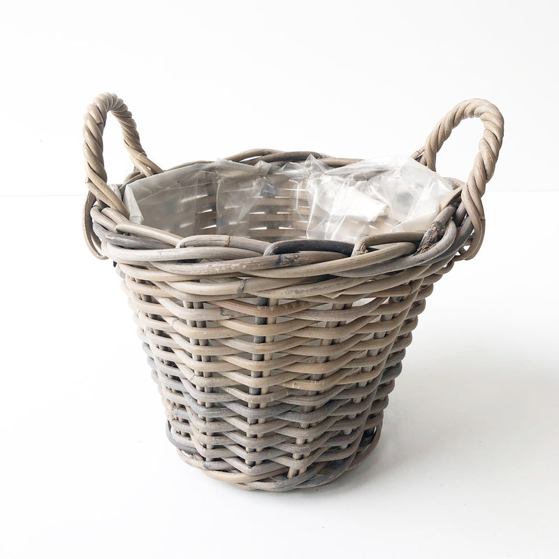 Aafod Kurv med Plastik Ø30B22H23cm