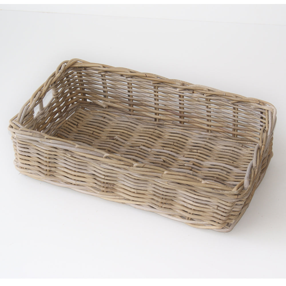 Aafod Rattankurv Rektangel 51x33h15cm