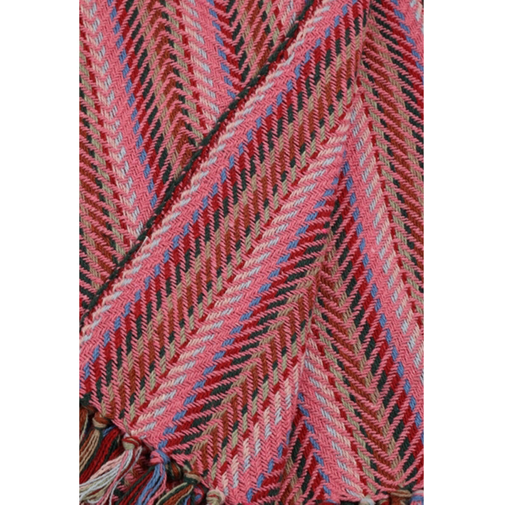 Au Maison Plaid Zigzag Væv Unika Pink/Multi 130x170cm