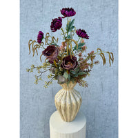 Barbara Eucalyptus Aubergine H50cm
