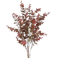 Barbara Eucalyptus Buket Lys Bordeaux H53cm