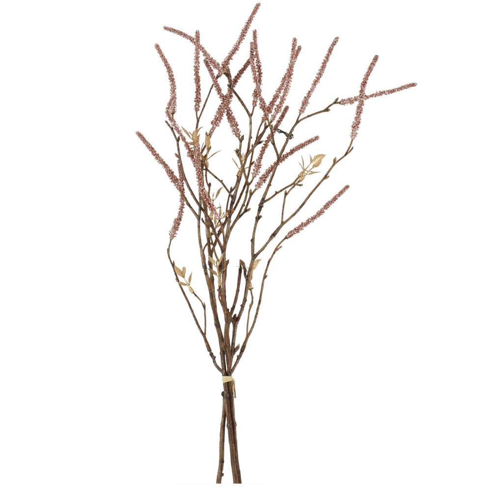Barbara Grene Rosa m/ Glimmer Bundt 3stk H63cm