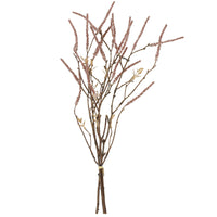Barbara Grene Rosa m/ Glimmer Bundt 3stk H63cm