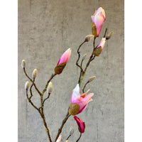 Barbara Kunstig Magnolia Gren Rosa H88cm