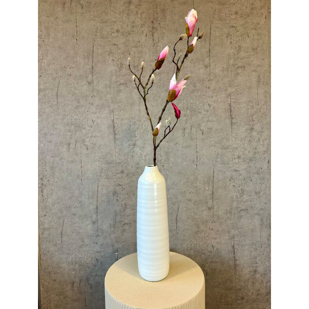 Barbara Kunstig Magnolia Gren Rosa H88cm