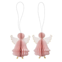 Bungalow Honeycomb Angel 8,5cm Soft Rose 2 stk