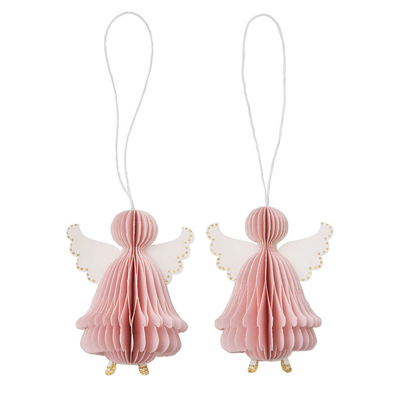 Bungalow Honeycomb Angel 8,5cm Soft Rose 2 stk