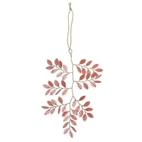 Bungalow Beaded Ornament Twig H14cm Lira Cerise