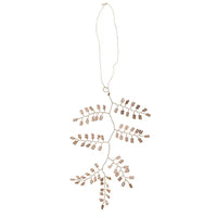 Bungalow Beaded Ornament Twig H14cm Mio Champagne
