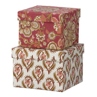 Bungalow Cubic Duo Box S Bindiya Scarlet