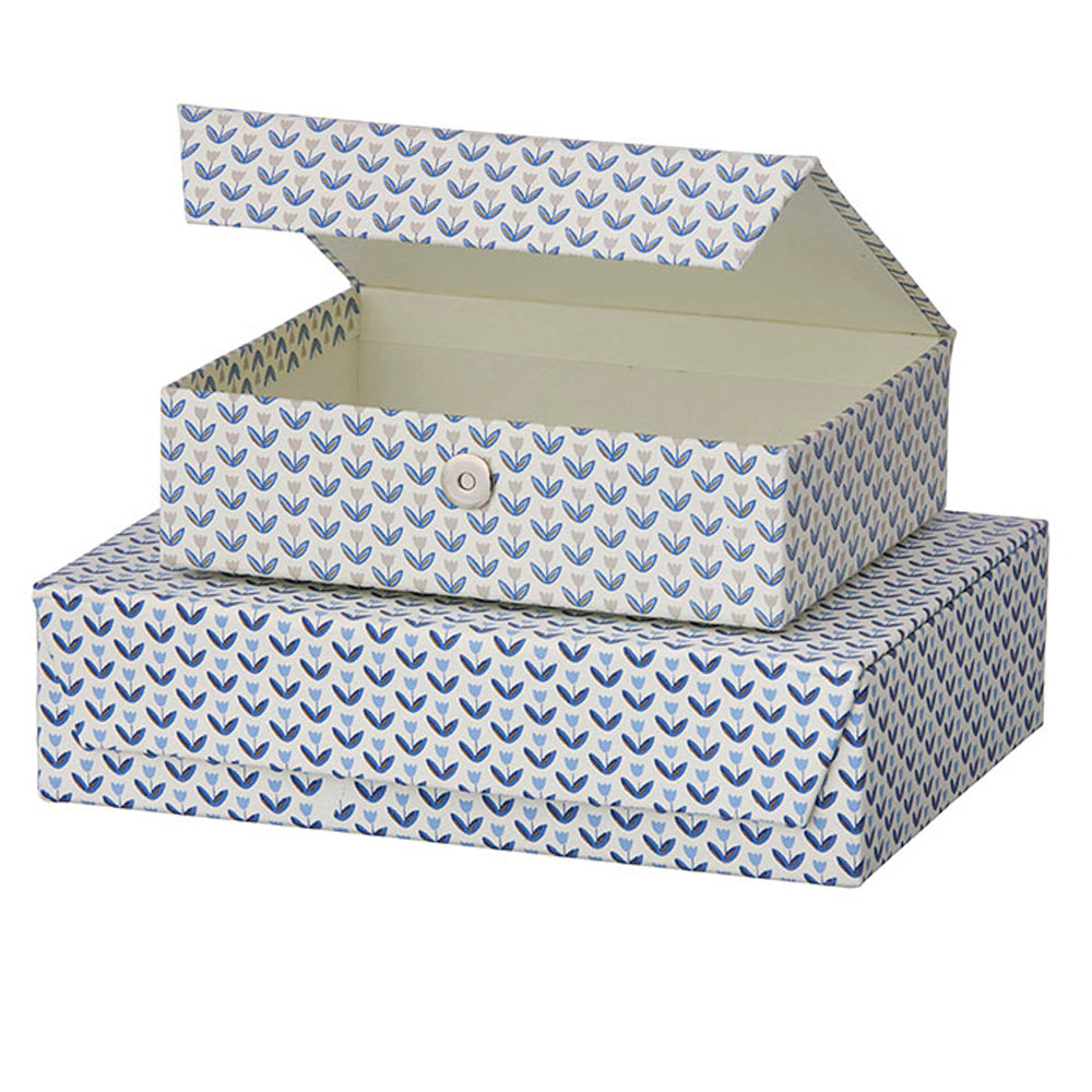 Bungalow Magnet Box Mira Ink Blue