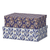 Bungalow Oblong Duo Box L Bindiya Indigo