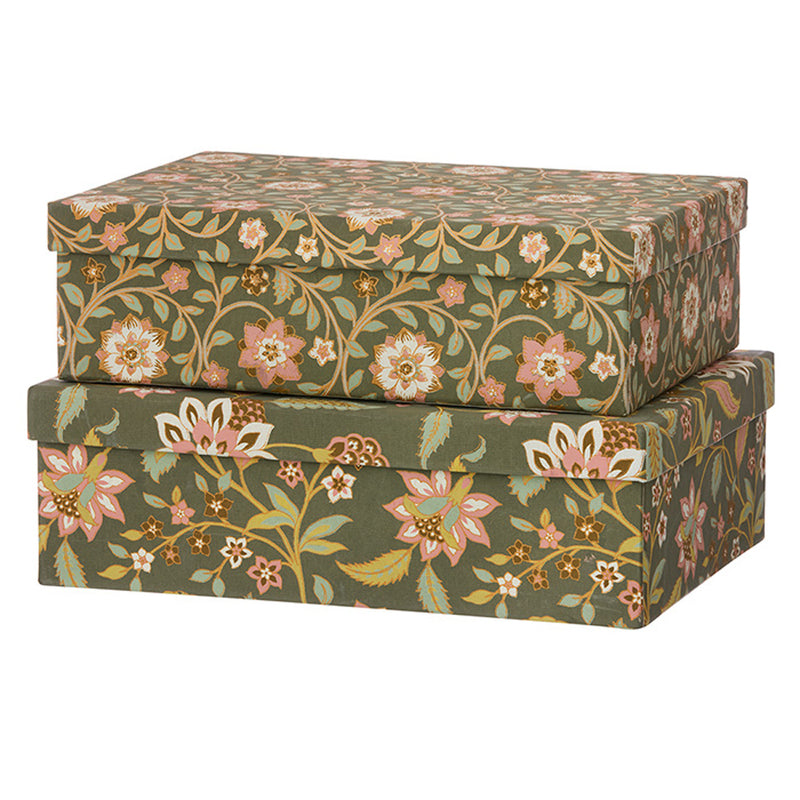 Bungalow Oblong Duo Box L Divya Olive