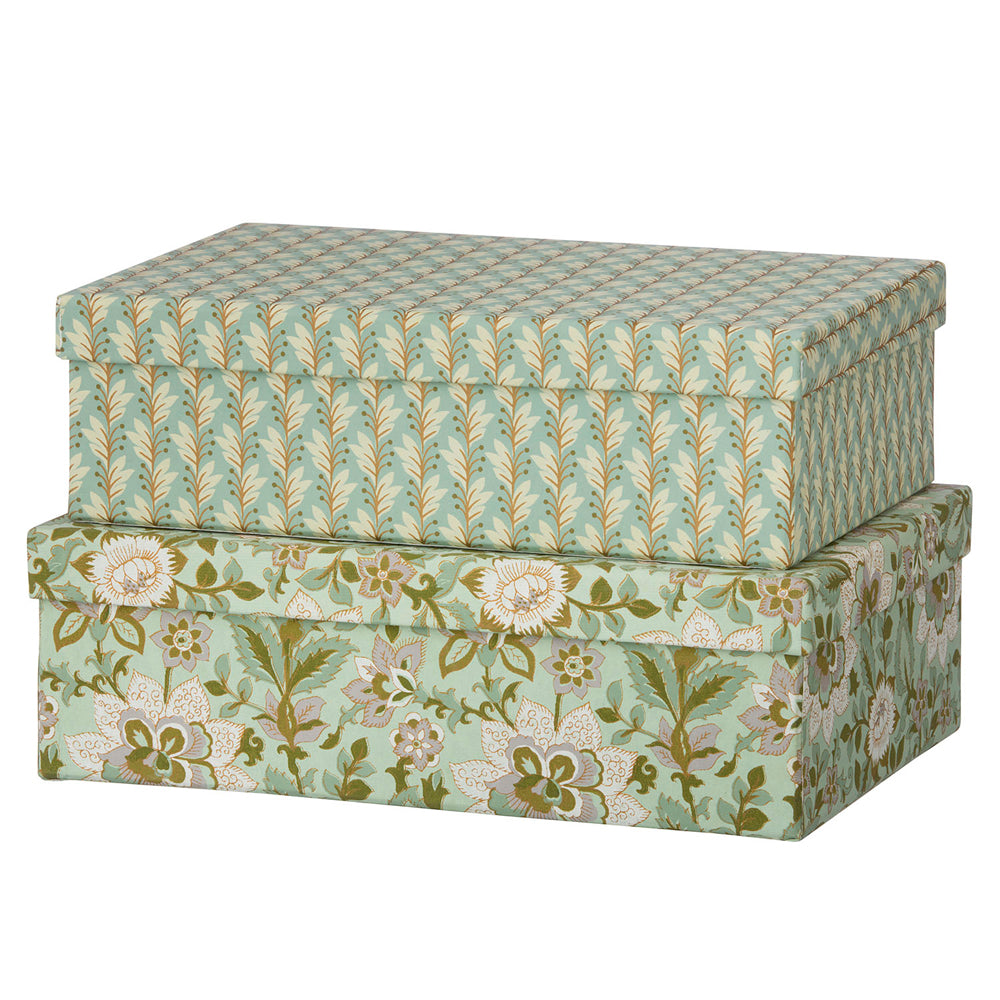 Bungalow Oblong Duo Box L Sita Pistachio