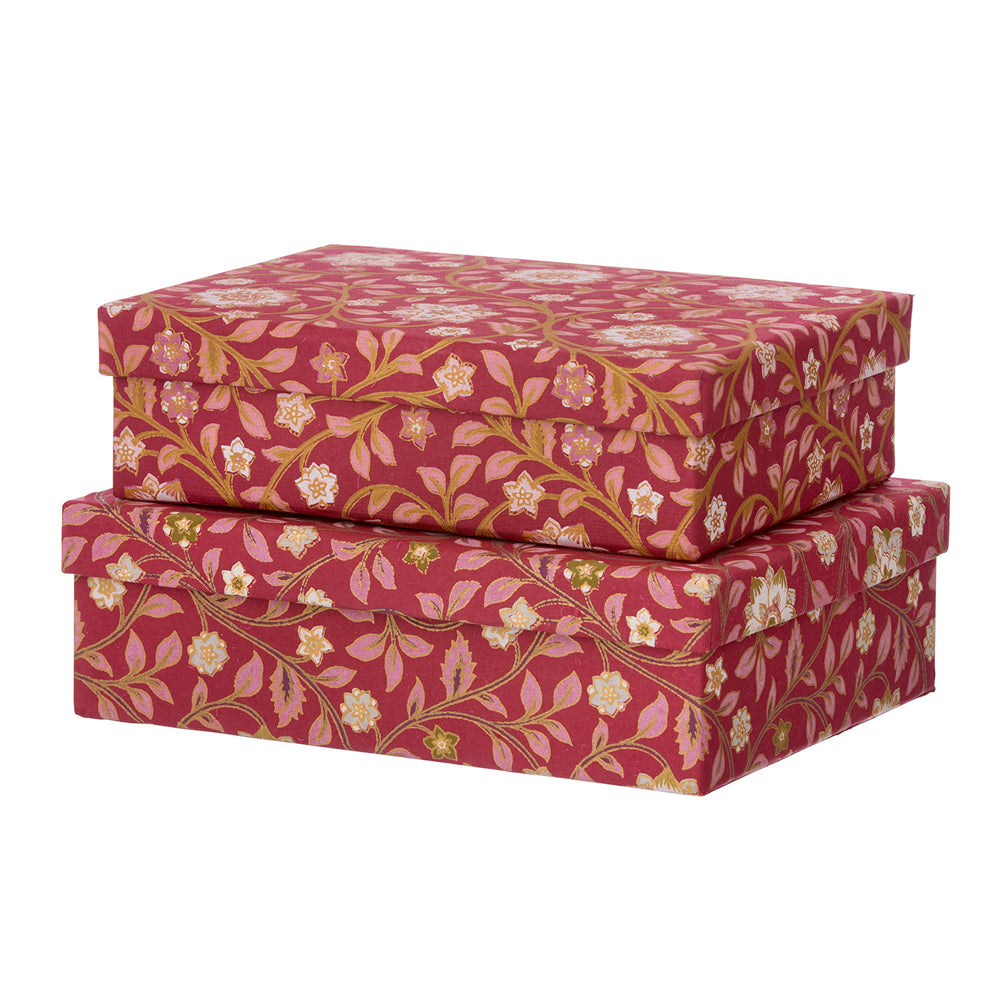 Bungalow Oblong Duo Box S Roja Scarlet