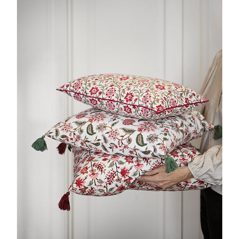Bungalow Pudebetræk Calla Ruby 50x50cm