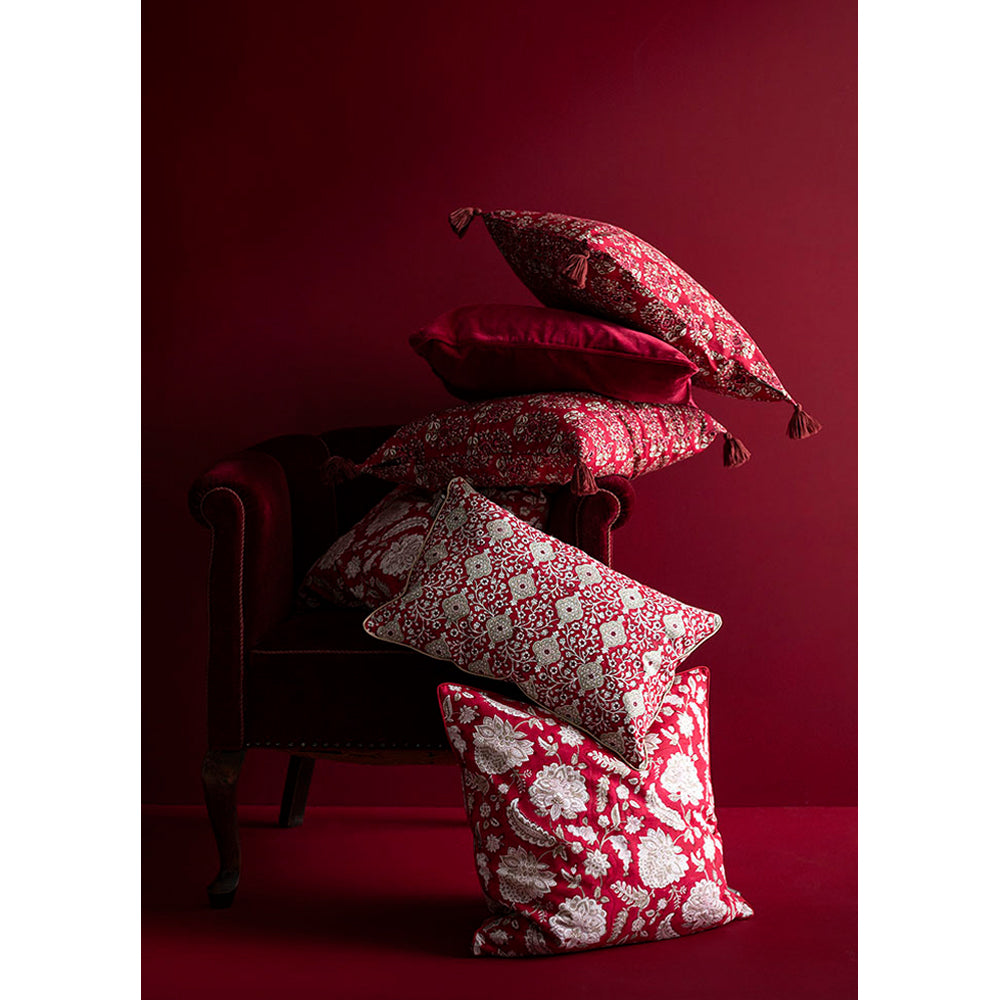Bungalow Pudebetræk Chameli Raspberry 33x50cm