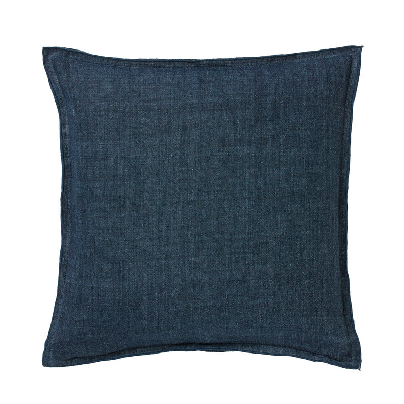 Bungalow Hør Pudebetræk Linen Midnight 50x50cm