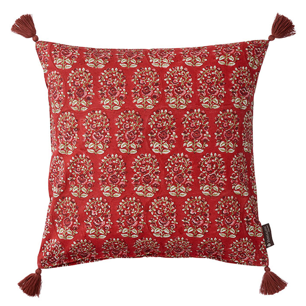 Bungalow Pudebetræk Mallika Ruby 50x50cm