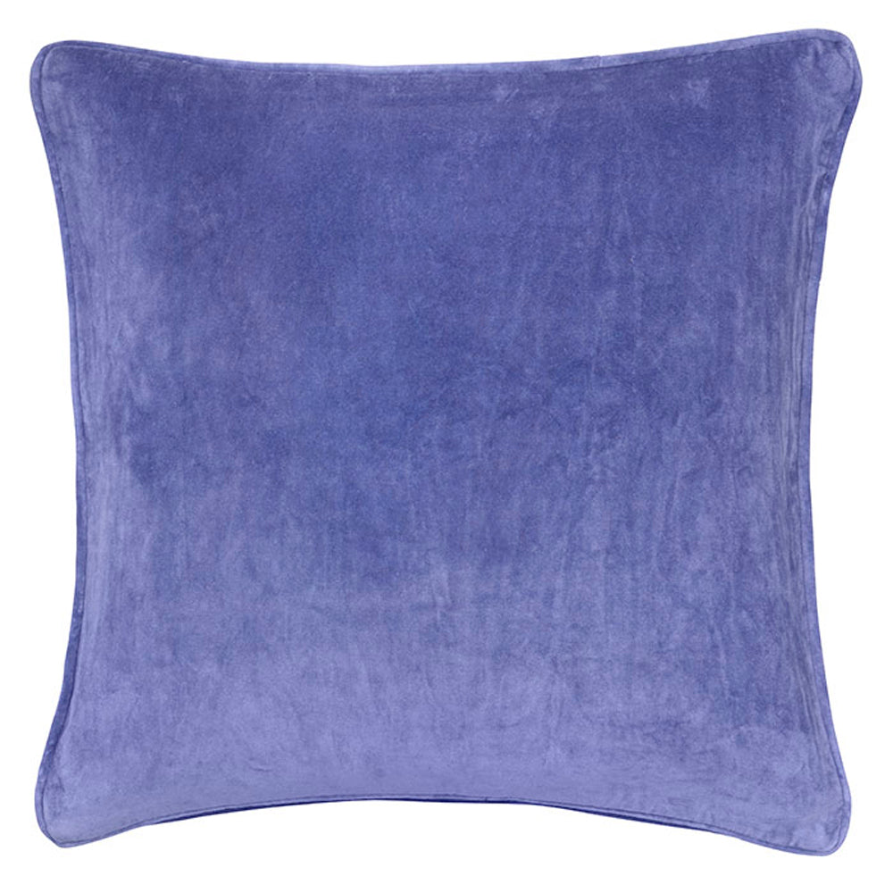 Bungalow Velour Pudebetræk Cornflower 50x50cm