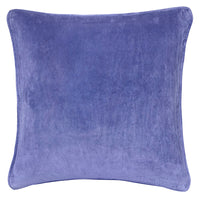 Bungalow Velour Pudebetræk Cornflower 50x50cm