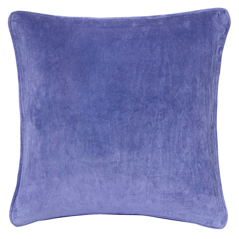 Bungalow Velour Pudebetræk Cornflower 50x50cm
