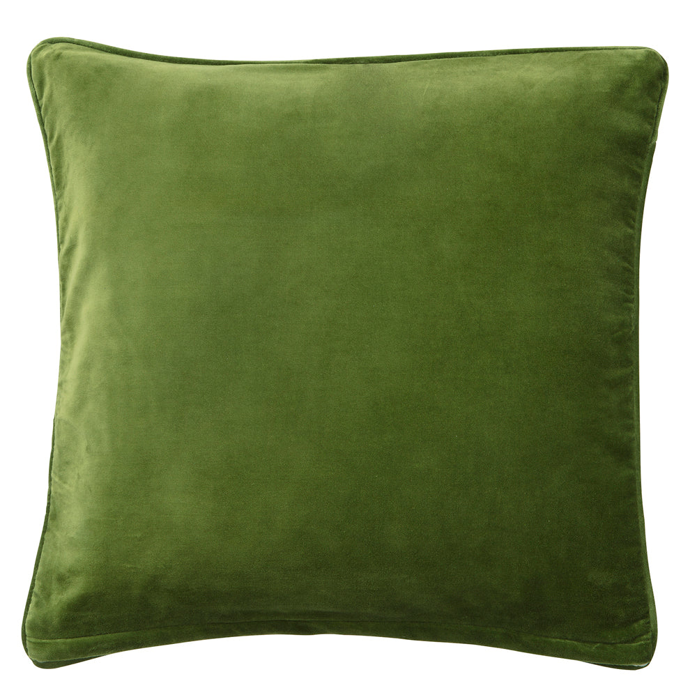 Bungalow Velour Pudebetræk Fern 50x50cm