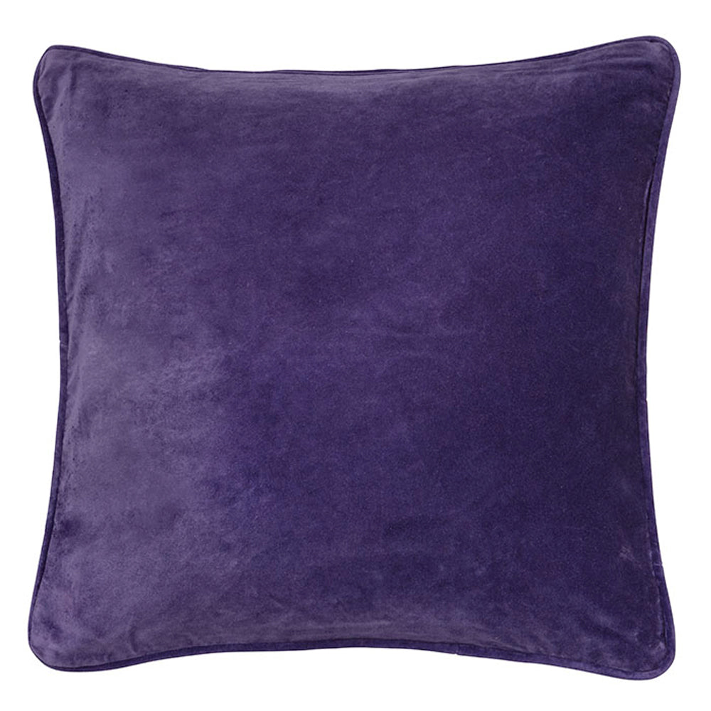 Bungalow Velour Pudebetræk Violet 50x50cm
