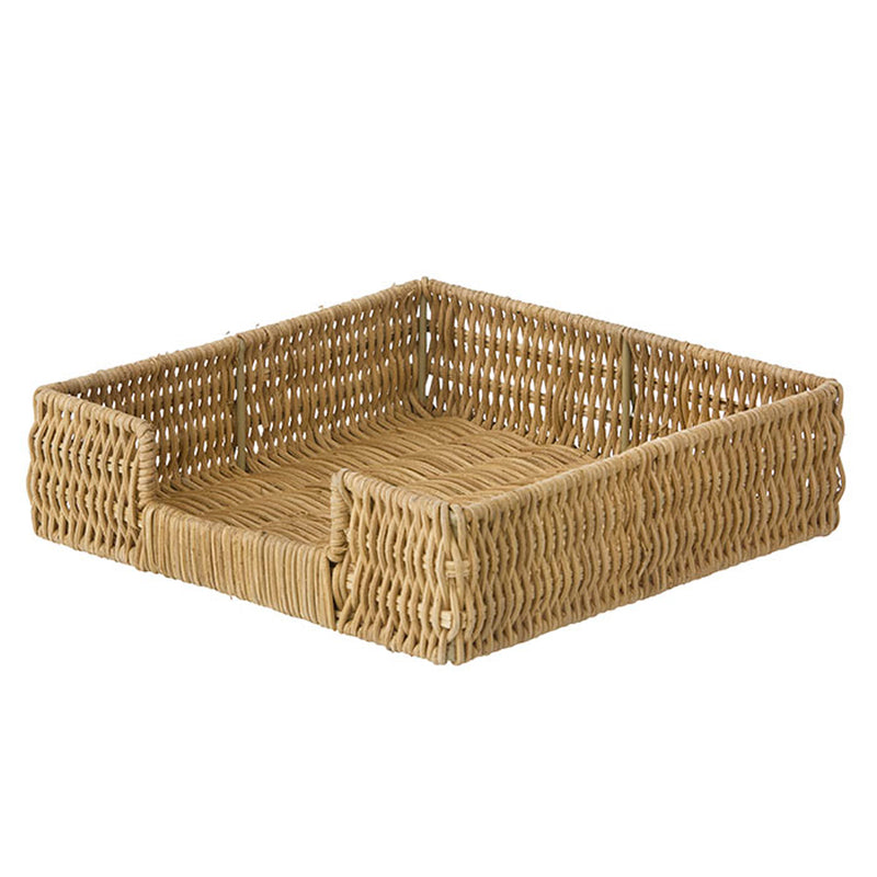 Bungalow Serviet holder Naturfarvet 22x22cm