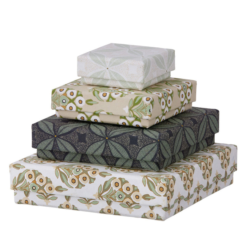 Bungalow Square Quartet Box Small Arrah Sage