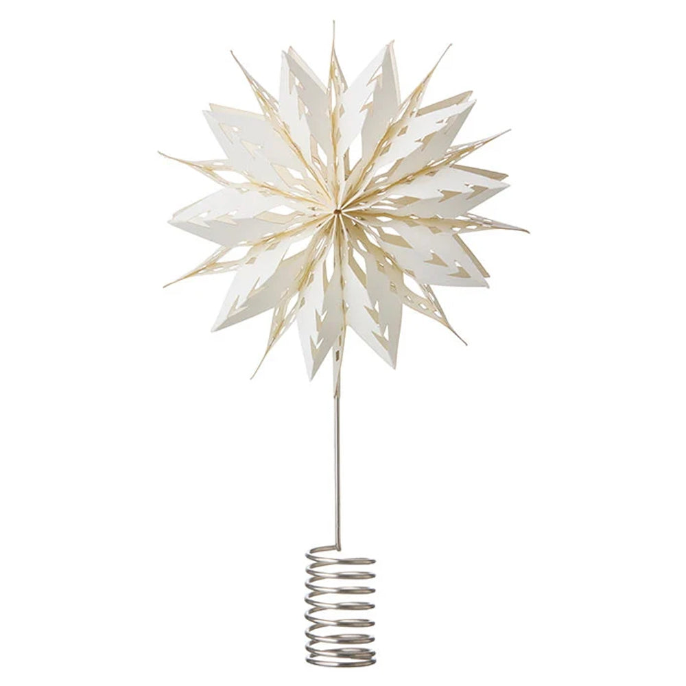Bungalow Topstjerne Glacia Ø20cm Offwhite
