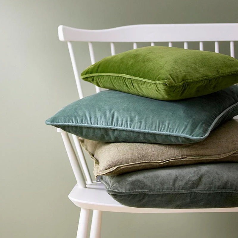 Bungalow Velour Pudebetræk Velvet Ivy 50x50cm