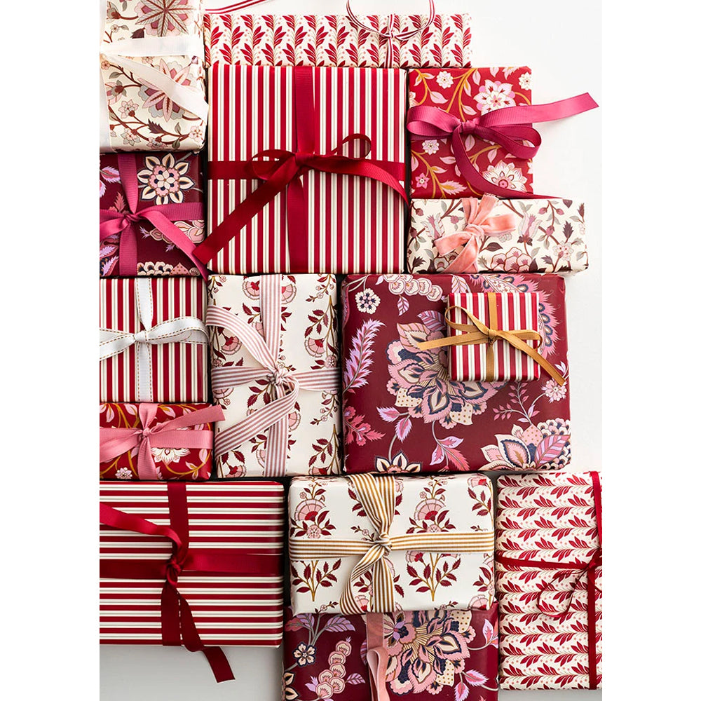 Bungalow Gavepapir Tara Scarlet 10m