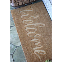Chic Antique Dørmåtte Welcome Natur L75xB45cm