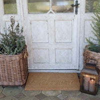 Chic Antique Dørmåtte Welcome Natur L75xB45cm