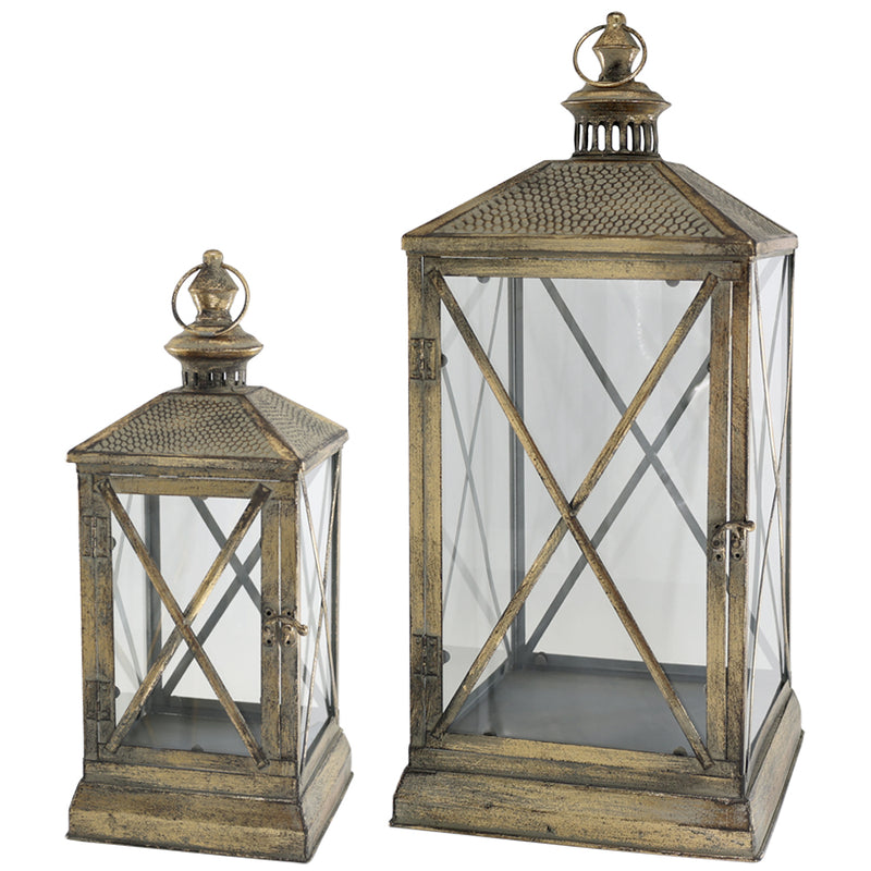 Chic Antique Lanterne Antique Messing