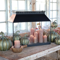 Chic Antique Lanterne Stor m. Mønster Antique Sort