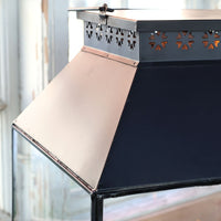 Chic Antique Lanterne Stor m. Mønster Antique Sort