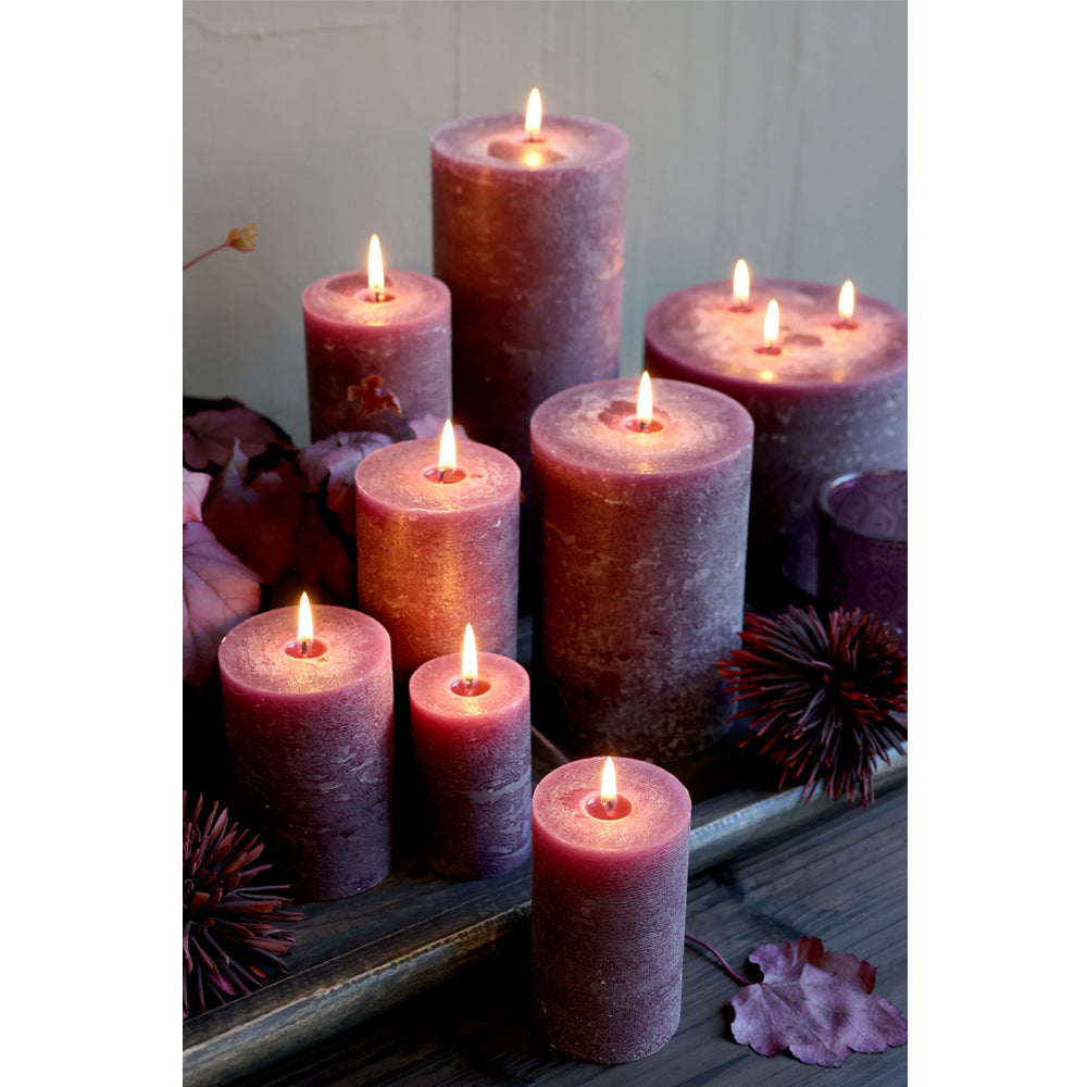 Chic Antique Macon Bloklys Rustik 20x7cm Blomme