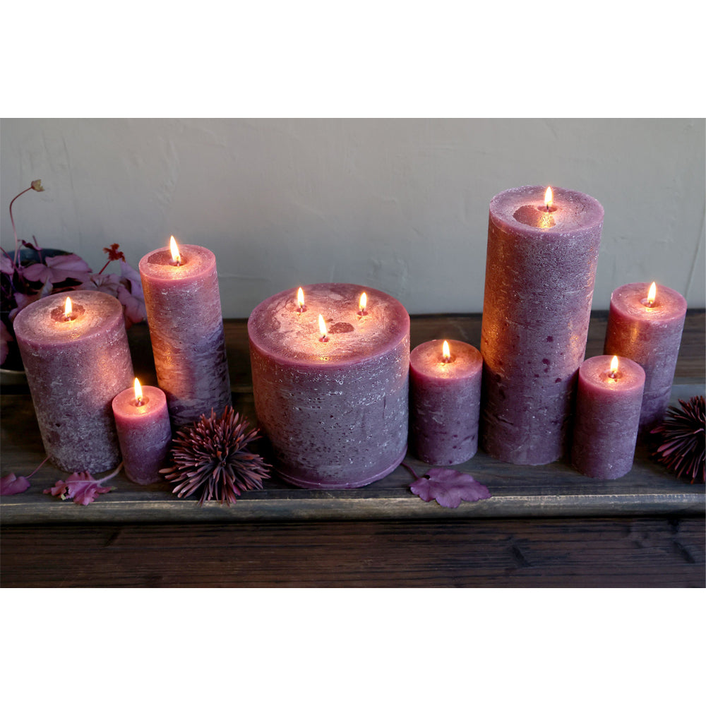 Chic Antique Macon Bloklys Rustik 20x7cm Blomme