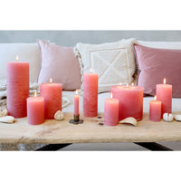 Chic Antique Macon Bloklys Rustik H25/Ø10cm Raspberry