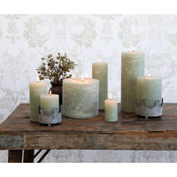 Chic Antique Macon Bloklys Rustik H25/Ø10cm Verte