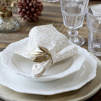 Chic Antique Papirservietter Med Mønster Hør 16x16cm