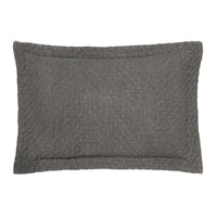 Cozy Living Pudebetræk Quiltet Granit 50x70cm