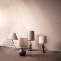 EJA Lampe med Hvirvelkugler & Cylinderskærm Røg/Gun