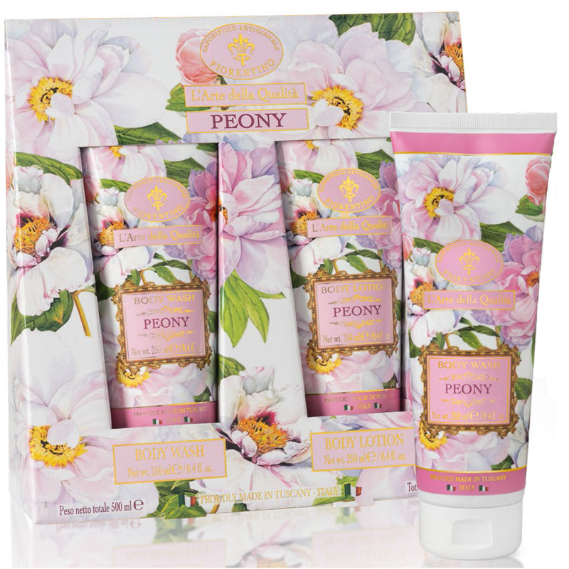 Fiorentino Gaveæske Peony Body Lotion og Body Wash 2x250ml