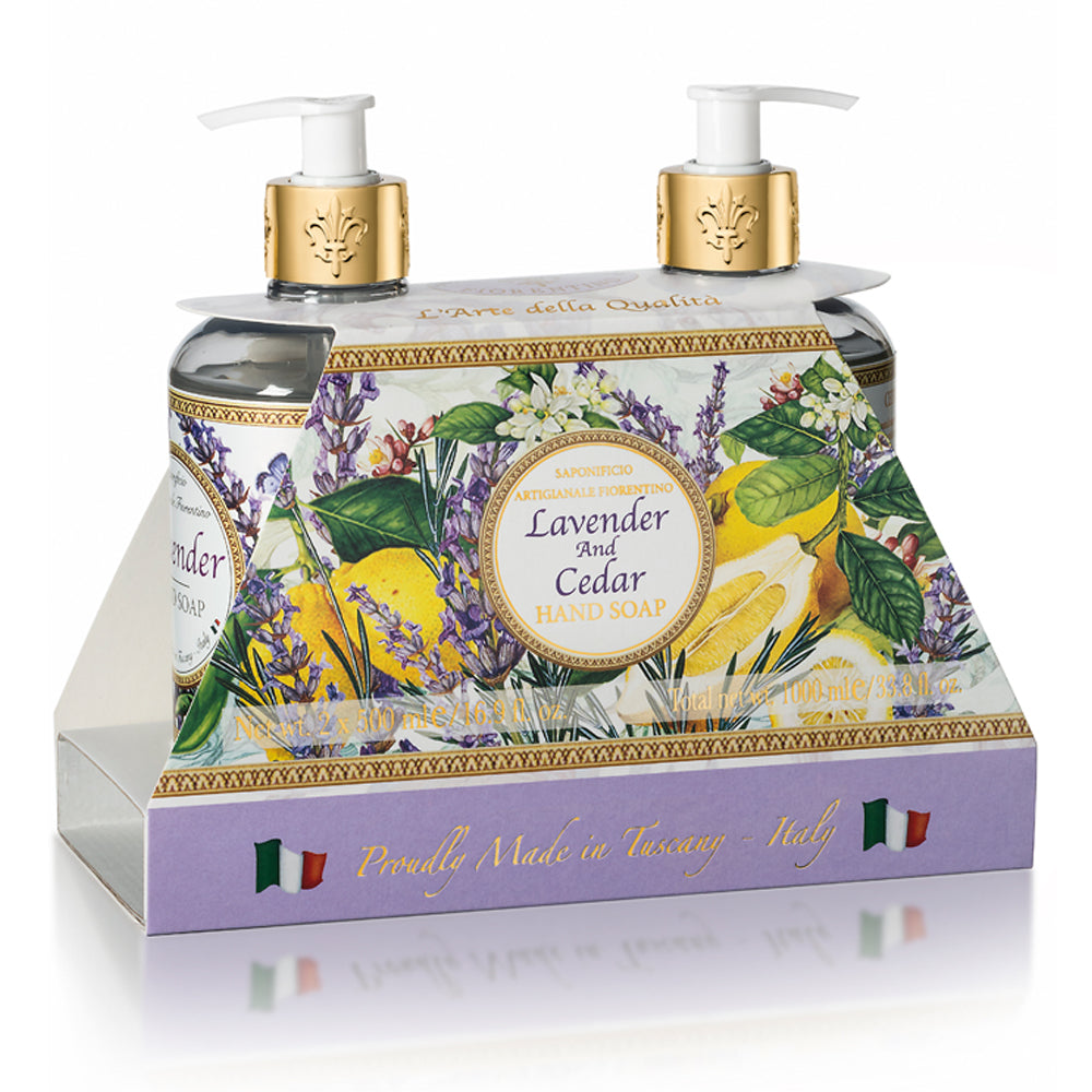 Fiorentino Flydende Håndsæbe Lavendel & Citron Sæt 2 Stk 500ml