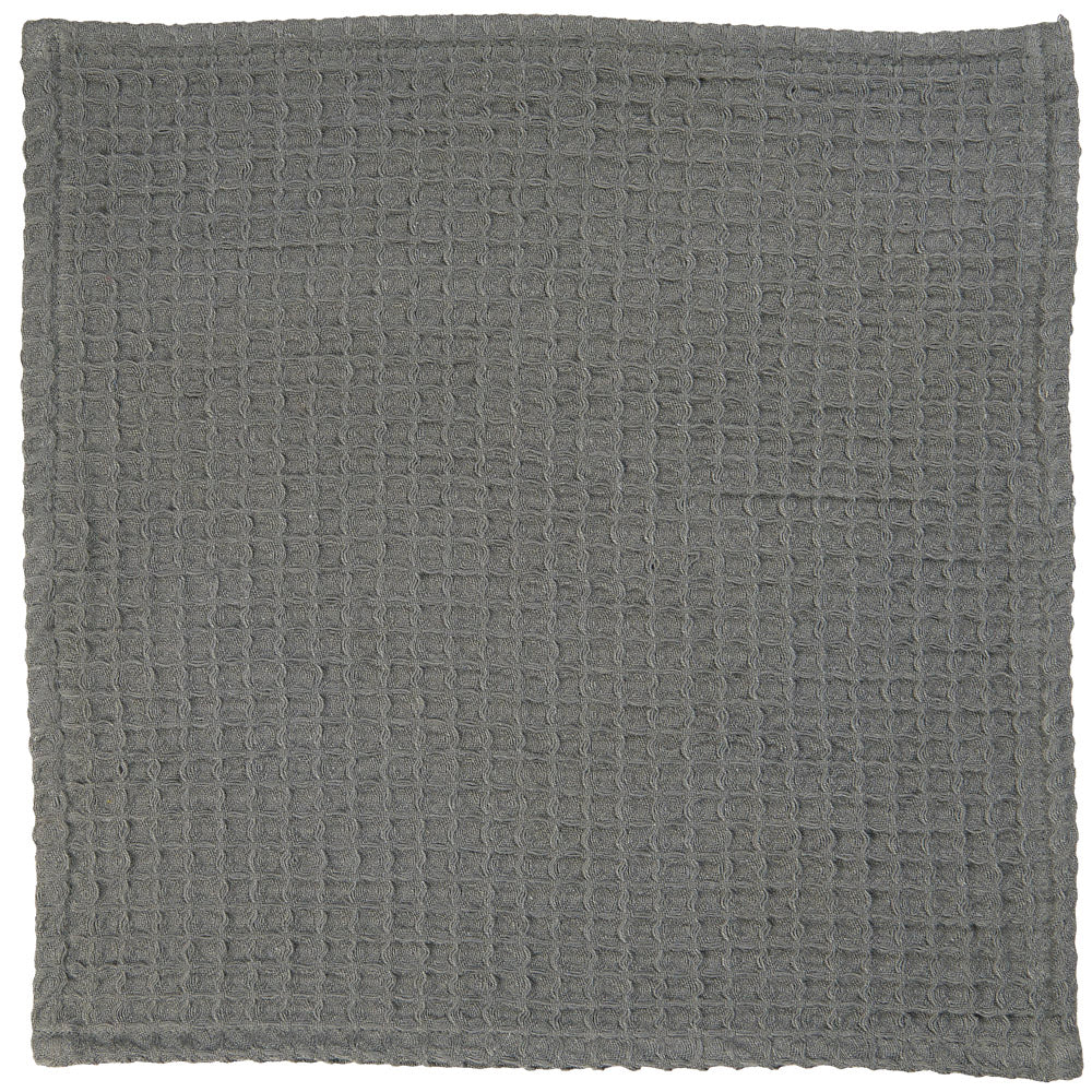 Ib Laursen Klud Liseleje m/Vaffelmønster Antracit 32x32cm