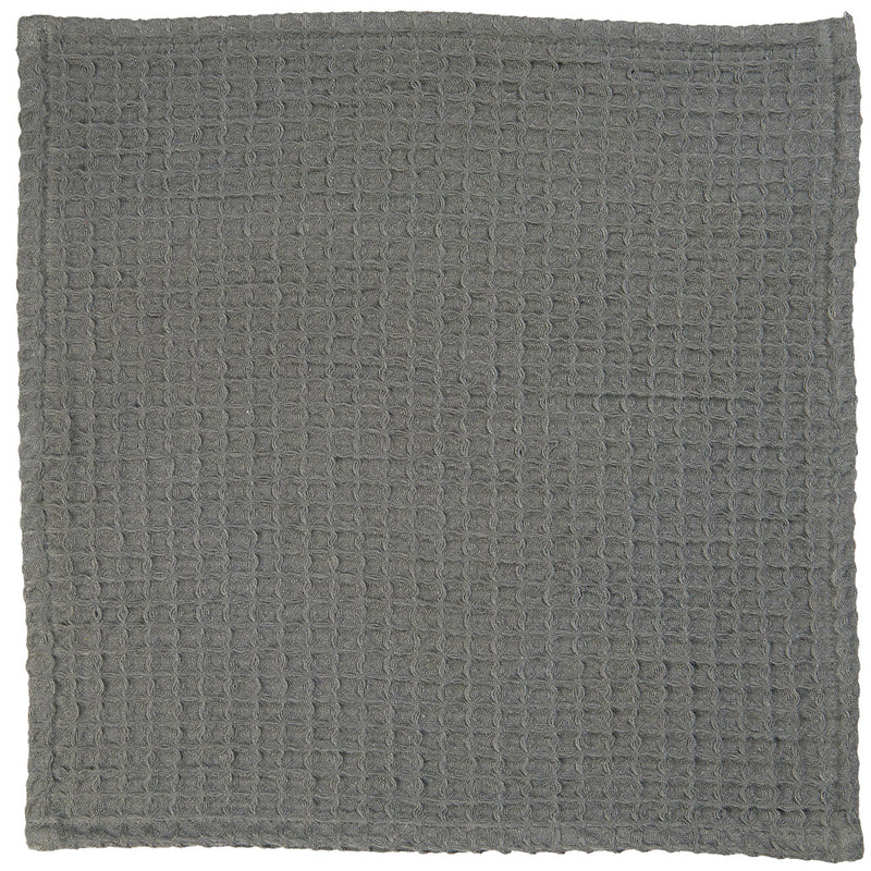 Ib Laursen Klud Liseleje m/Vaffelmønster Antracit 32x32cm