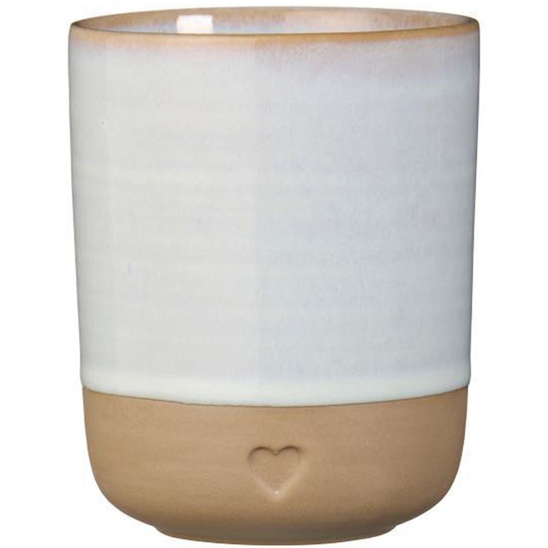 Ib Laursen Krus uden Hank Heart med Hvid Kant 190ml